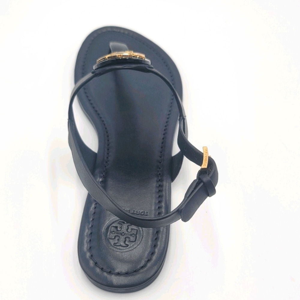 Tory Burch Claire Flat Thong (BLACK)Sandal - Picture 9 of 12